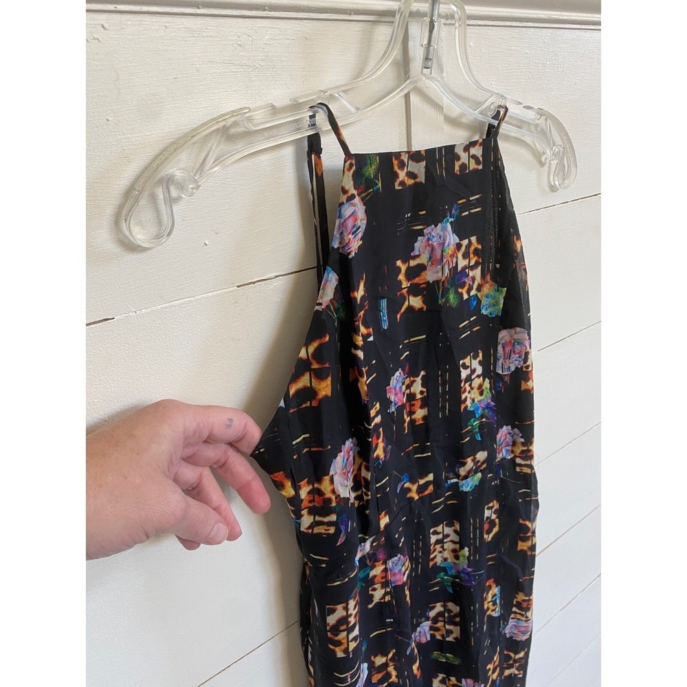 MINKPINK Jungle Fever Maxi Dress Multi Leopard Floral‎ Print XS IS15S1473 NEW - Picture 8 of 15